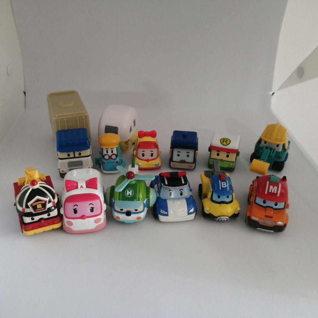 ロボカーポリー 12台セット 　ダイキャスト 金属製