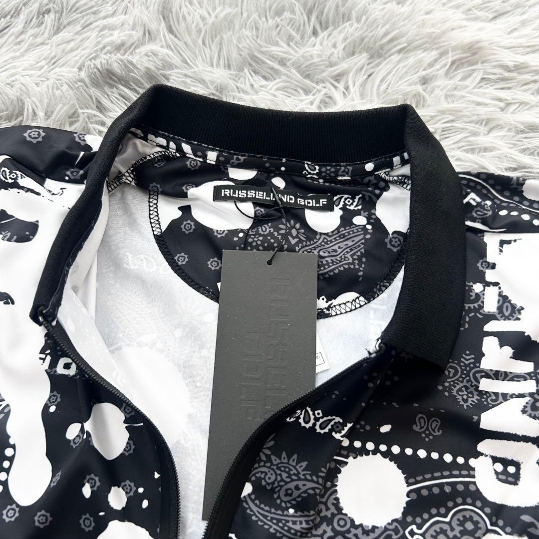 新品　ラッセルノ　セットアップ　ハーフジップ　半袖シャツ　ハーフパンツ　サイズ4