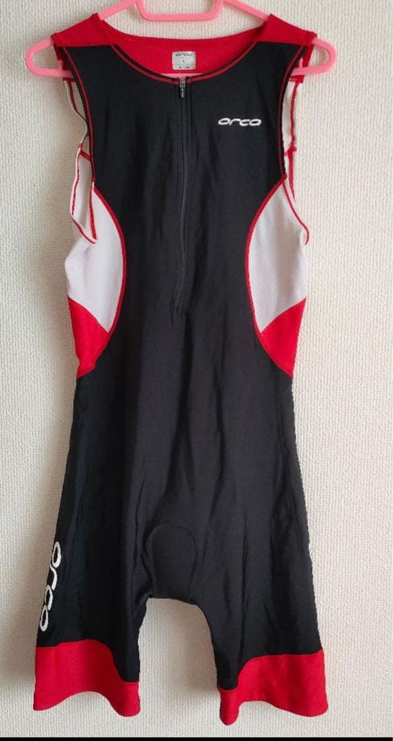 orca トライアスロンウェア Lサイズ 黒/赤