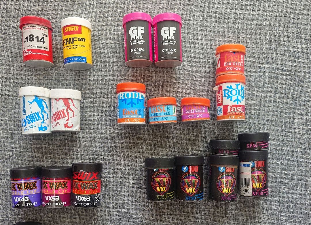 未使用＆中古品　まとめ売り　クロスカントリースキー　フッ素　グリップ ワックス