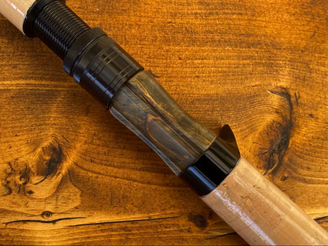 トラウトロッド　5ft9inch テレスコロッド　渓流釣り　天然木グリップ