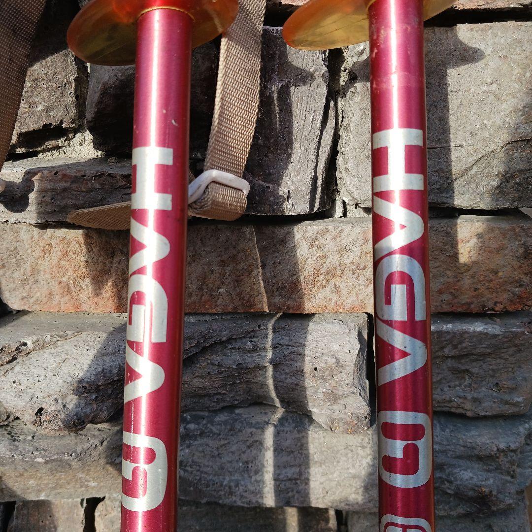 アンティーク　スキー・ストックセット　オガサカ　マーカー