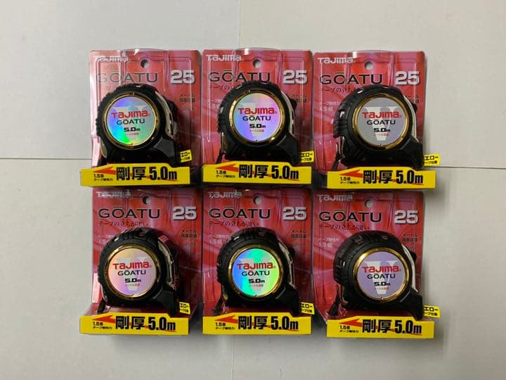 タジマ Tajima スケール 剛厚Gロック-25 GAGL2550×6個