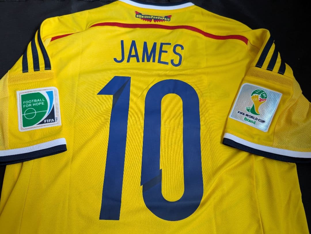 【新品タグ付き】コロンビア代表/ハメス・ロドリゲス/H/2014W杯モデル