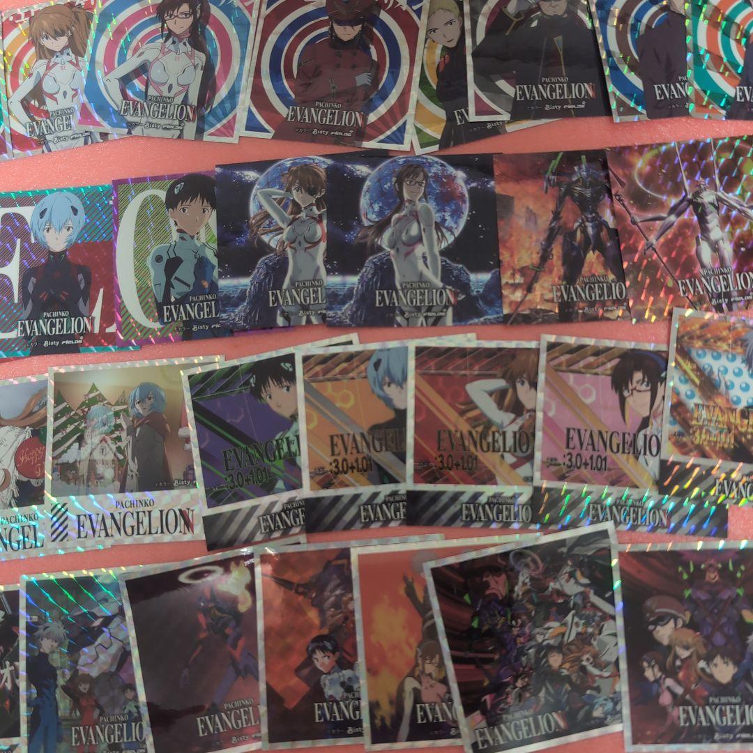 エヴァンゲリオントレーディングステッカー　パチンコ　４９種類　シンジ　レイ　マリ