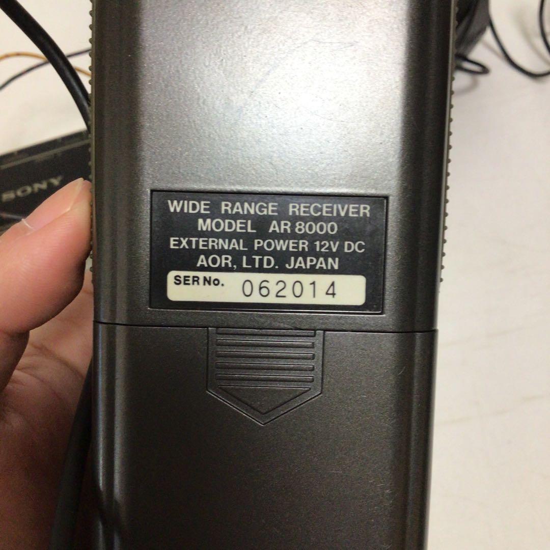 名機　最終06シリアル SONY AOR AR8000 XA-C30 受信機