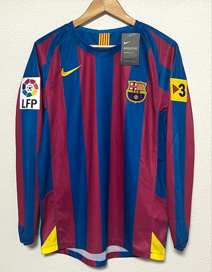 NIKE FC バルセロナ 2005-06 ロナウジーニョ 10番 ホーム