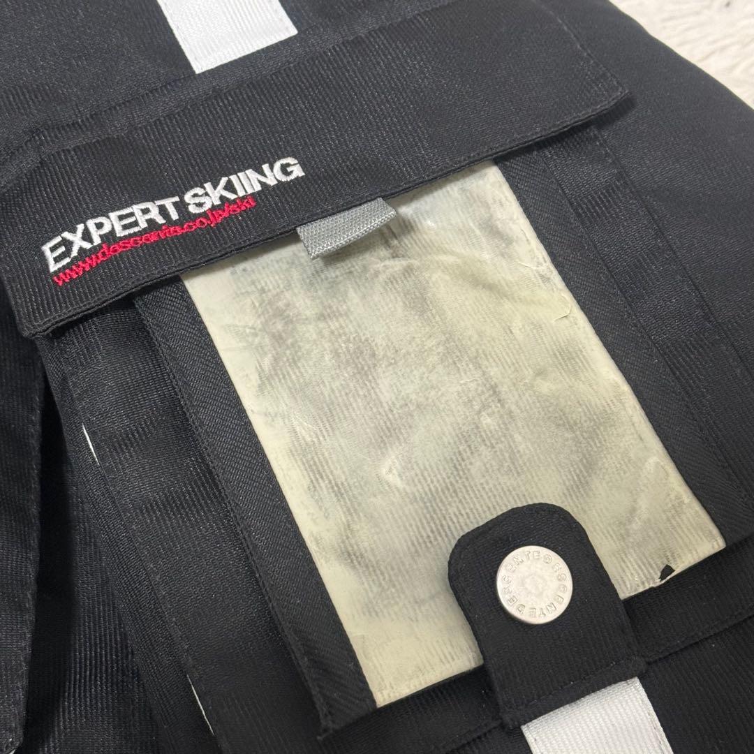 デサント スキーウェア 上下セット サイズM 洗える 人気 フード 黒