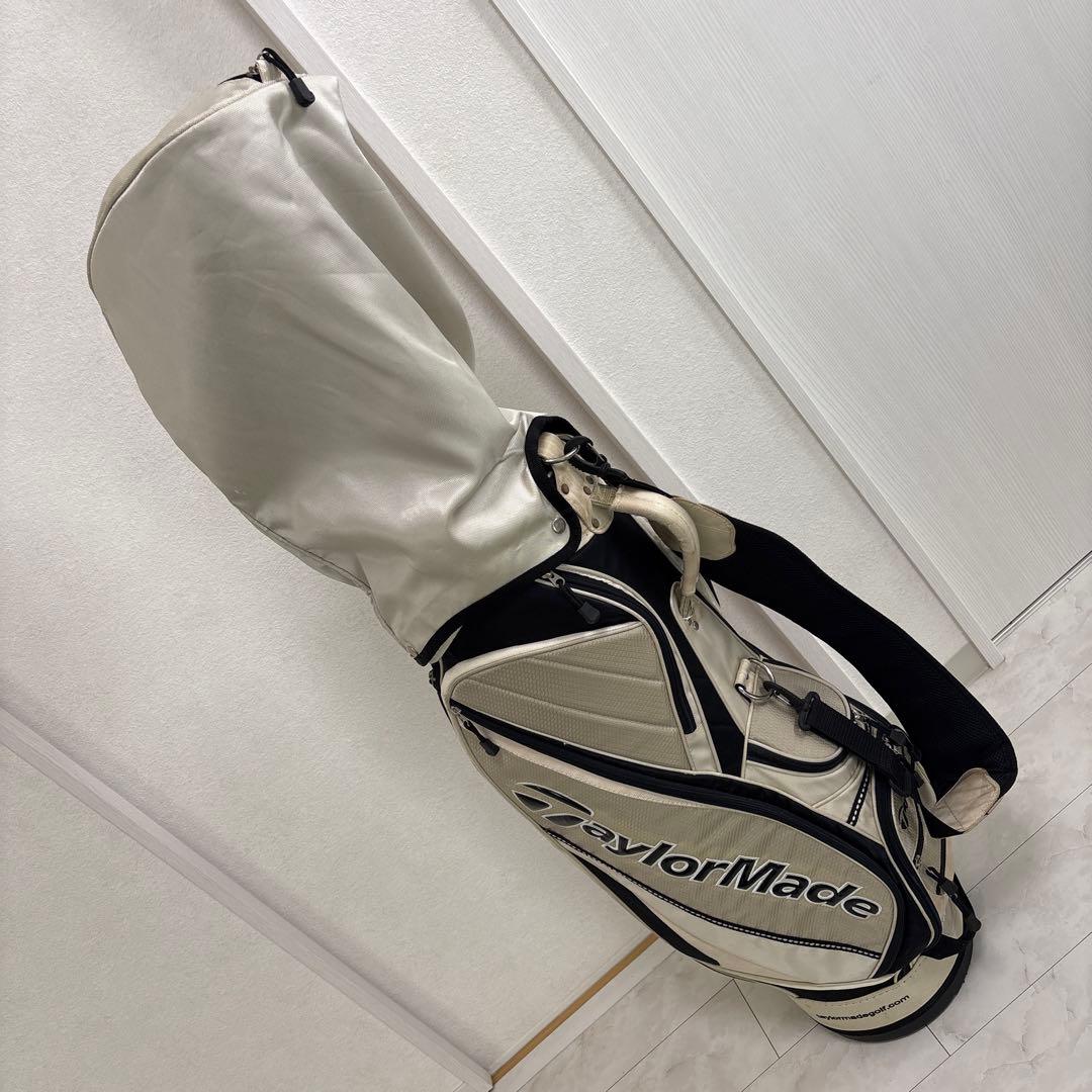 9型 テーラーメイド TaylorMade キャディバッグ ホワイト銀ブラック