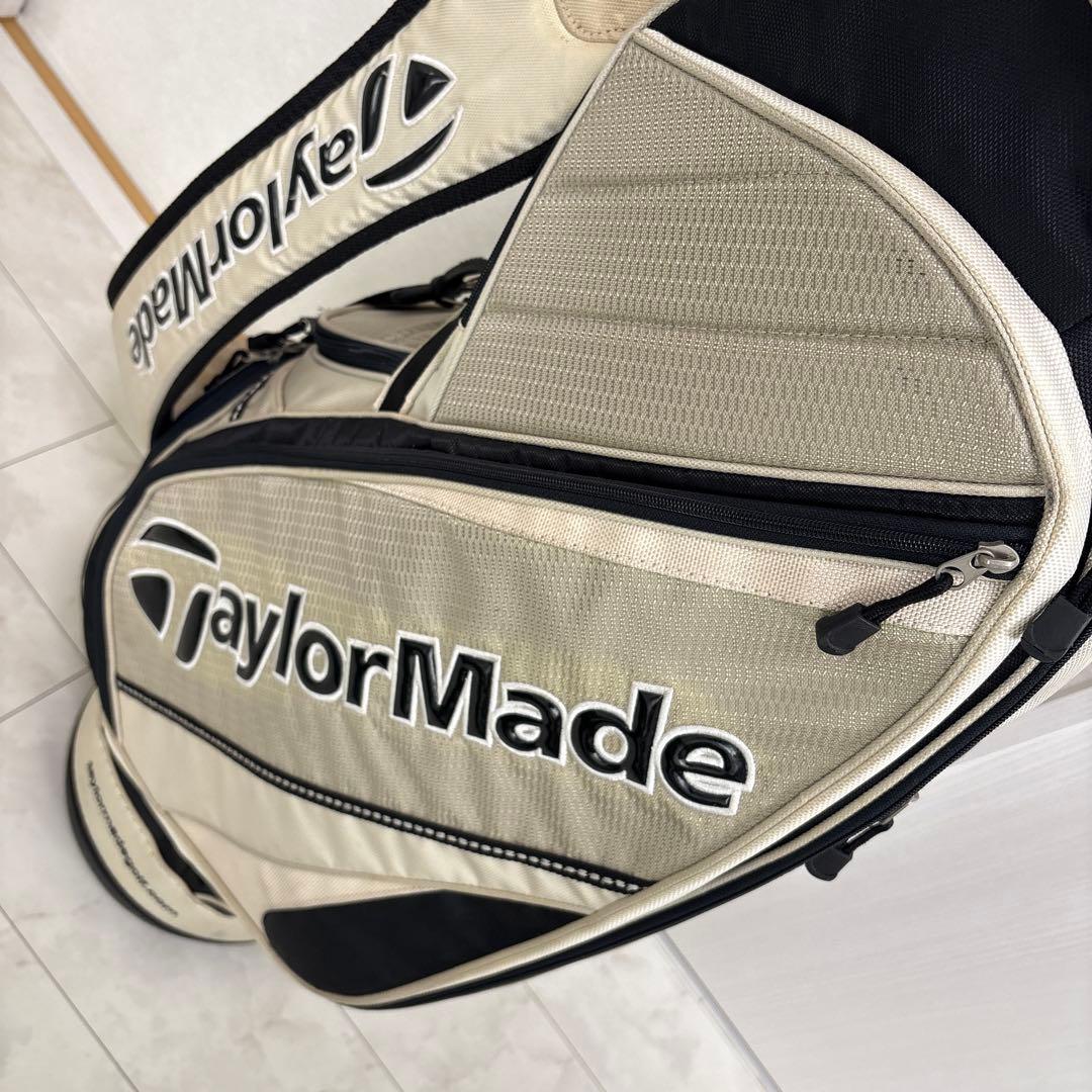9型 テーラーメイド TaylorMade キャディバッグ ホワイト銀ブラック