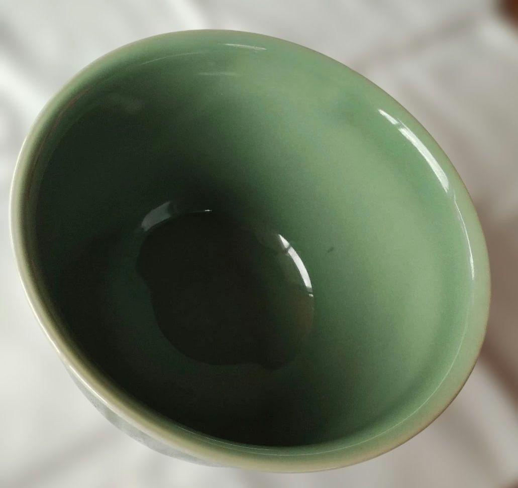 【新品未使用】オリーブ色の和食器