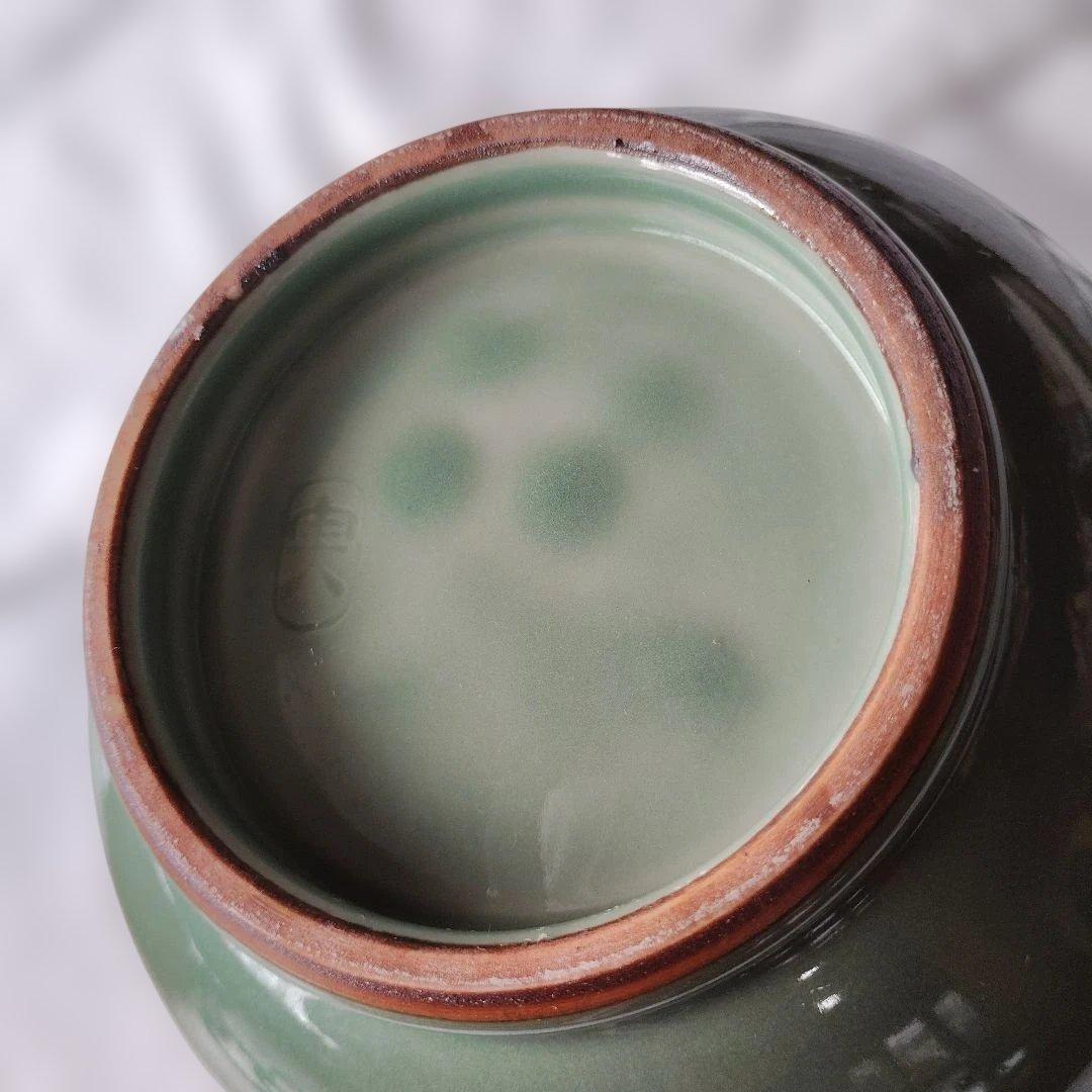 【新品未使用】オリーブ色の和食器