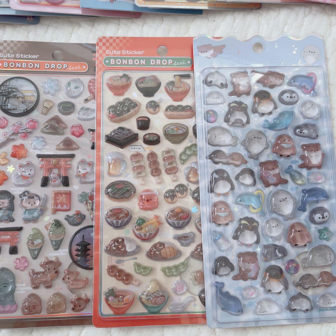 【まとめ売り】ボンボンドロップシールなど ボンドロ コットンパフィ おはじき