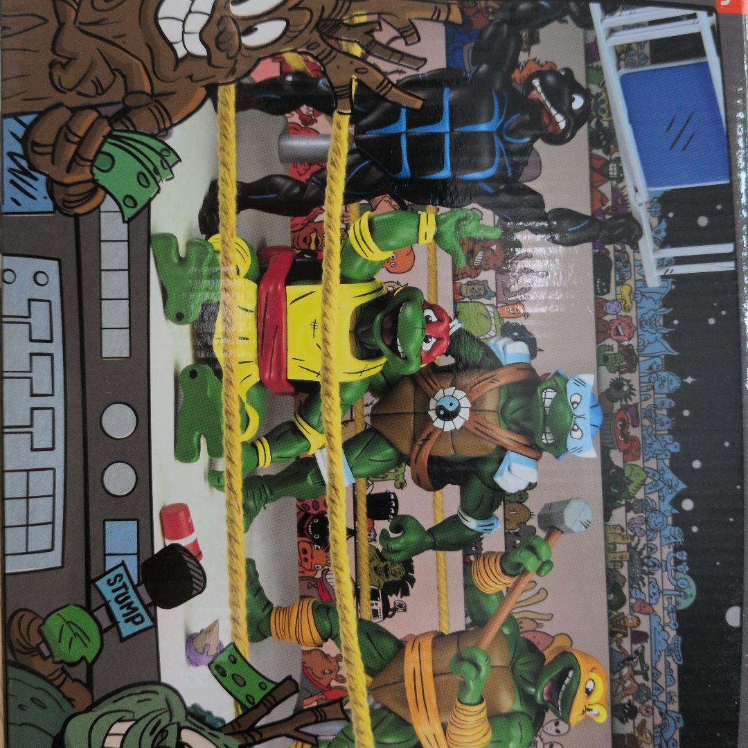 【LA正規品】 タートルズフィギュア “STUMP WRESTLING”