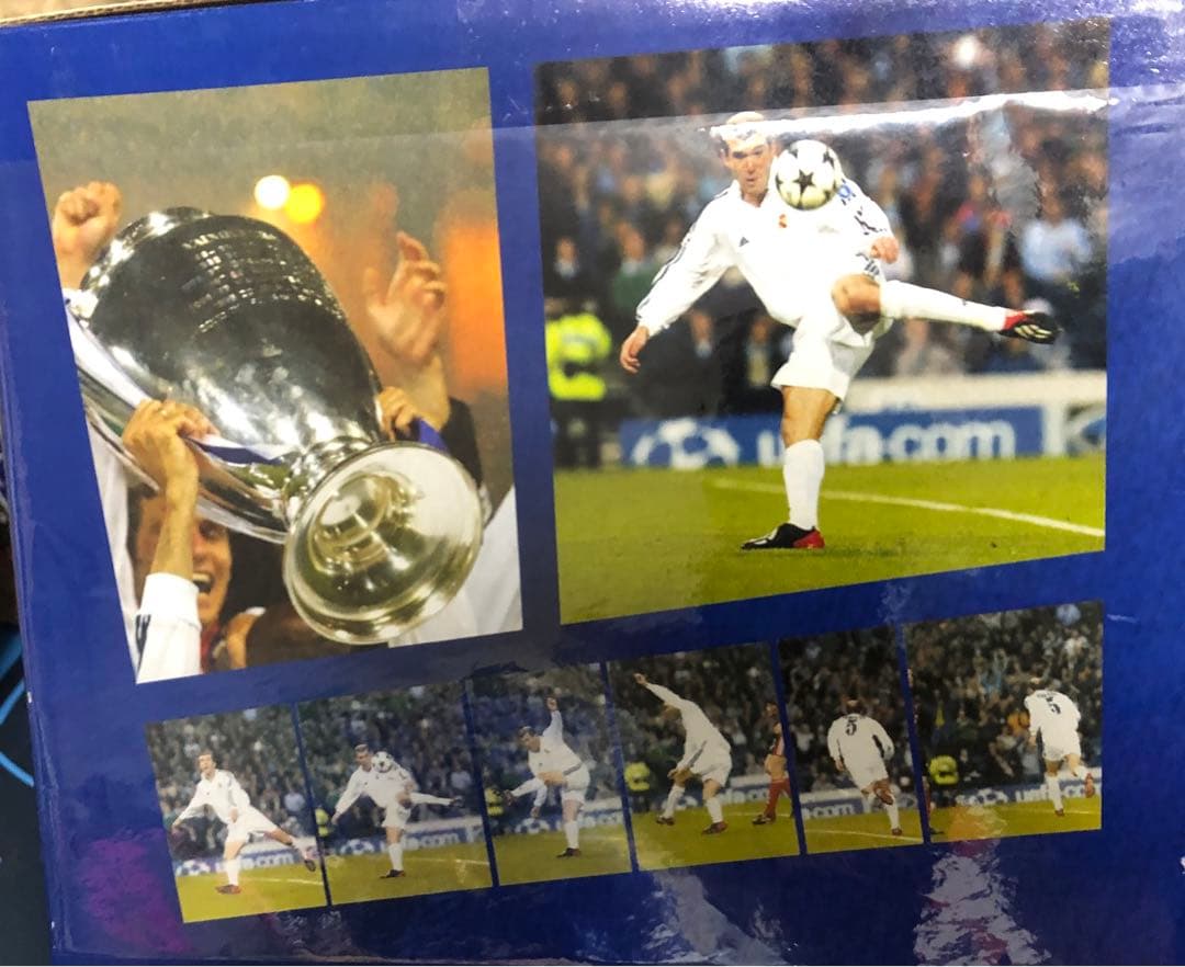 ジダン　フィギュア　サッカー　レアル　チャンピオンズリーグ　12インチ