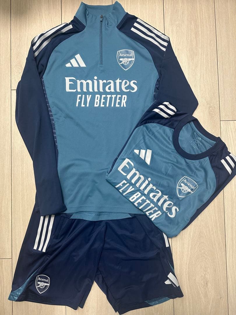 アーセナル arsenal トレーニングウェア 3点セット ジャージ ショーツ