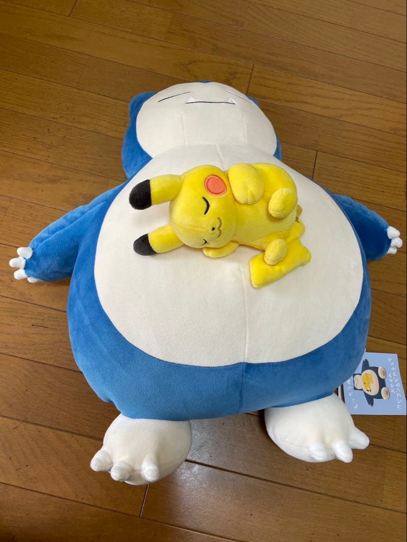 もっちりぬいぐるみ Pokémon Sleep おやすみカビゴン&ピカチュウ