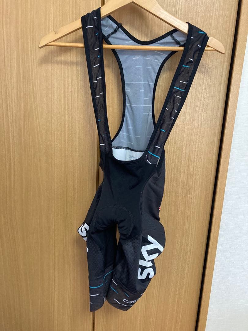 カステリ　チームSKY サイクルジャージ　Sサイズ