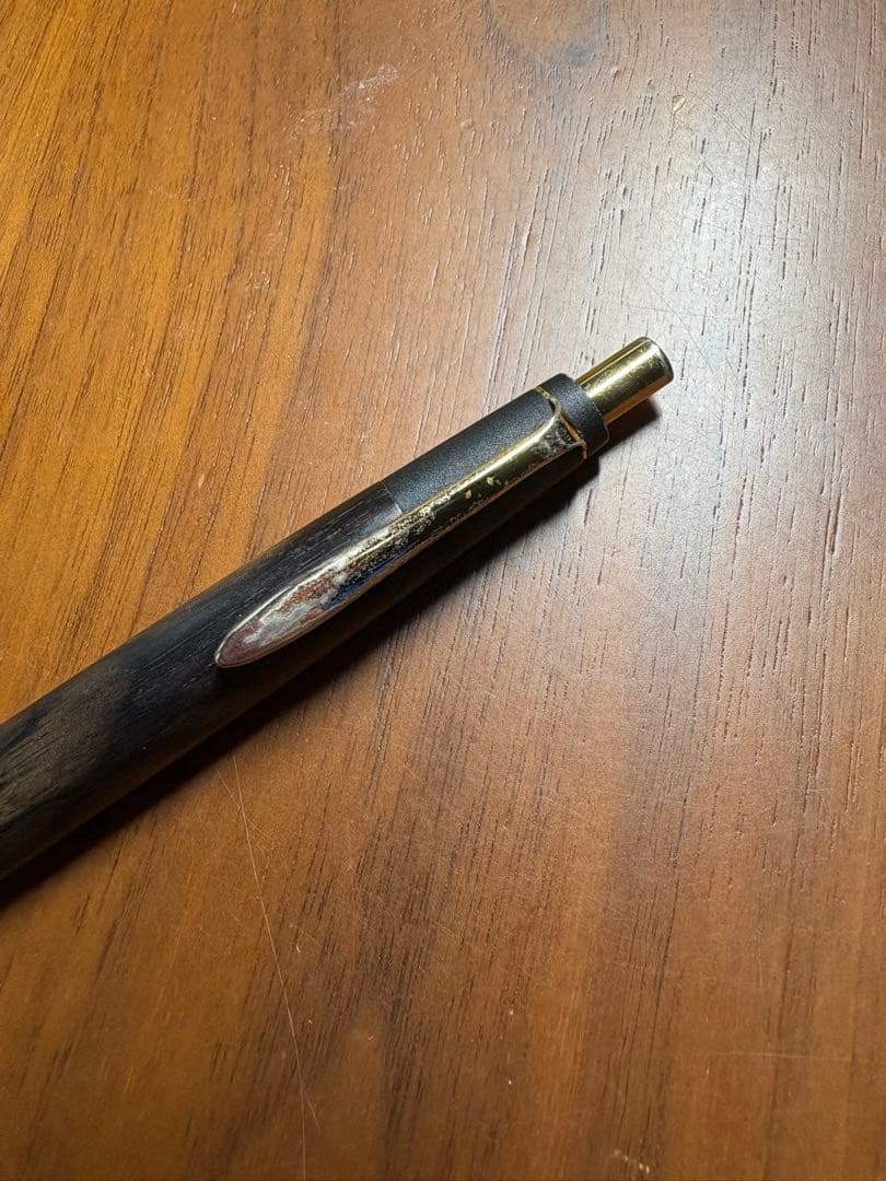 野原工芸 超特上黒柿孔雀杢 シャーペン