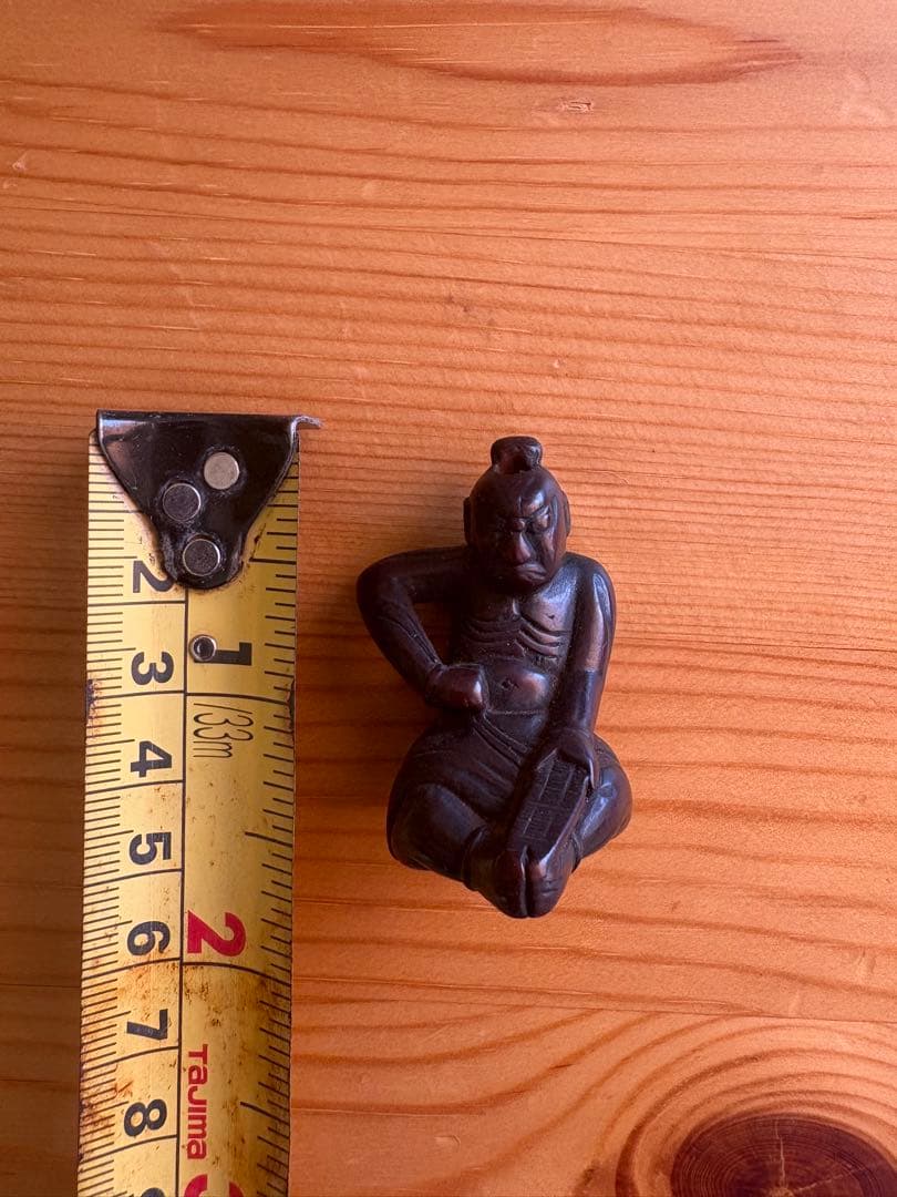 木製彫刻 根付　人物　希少品