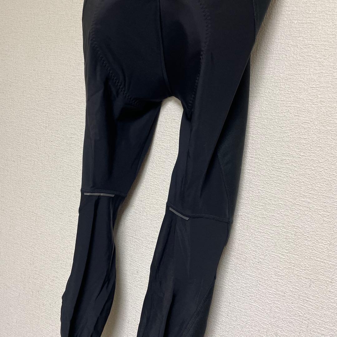 PEARL IZUMI 防風 ビブタイツ Mサイズ ブラック