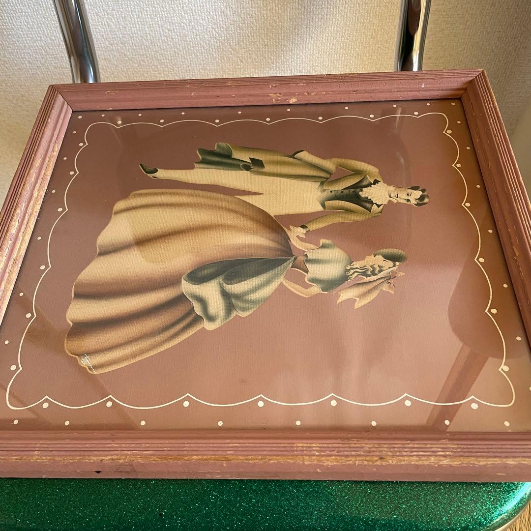 希少！50s〜アメリカアンティーク　ターナー社男女壁掛け　USAヴィンテージ雑貨