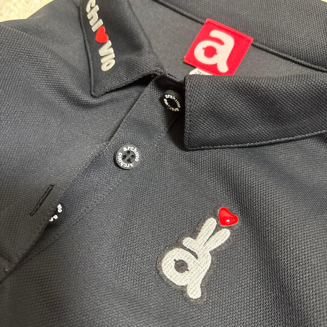 ネイビー ポロワンピース 36