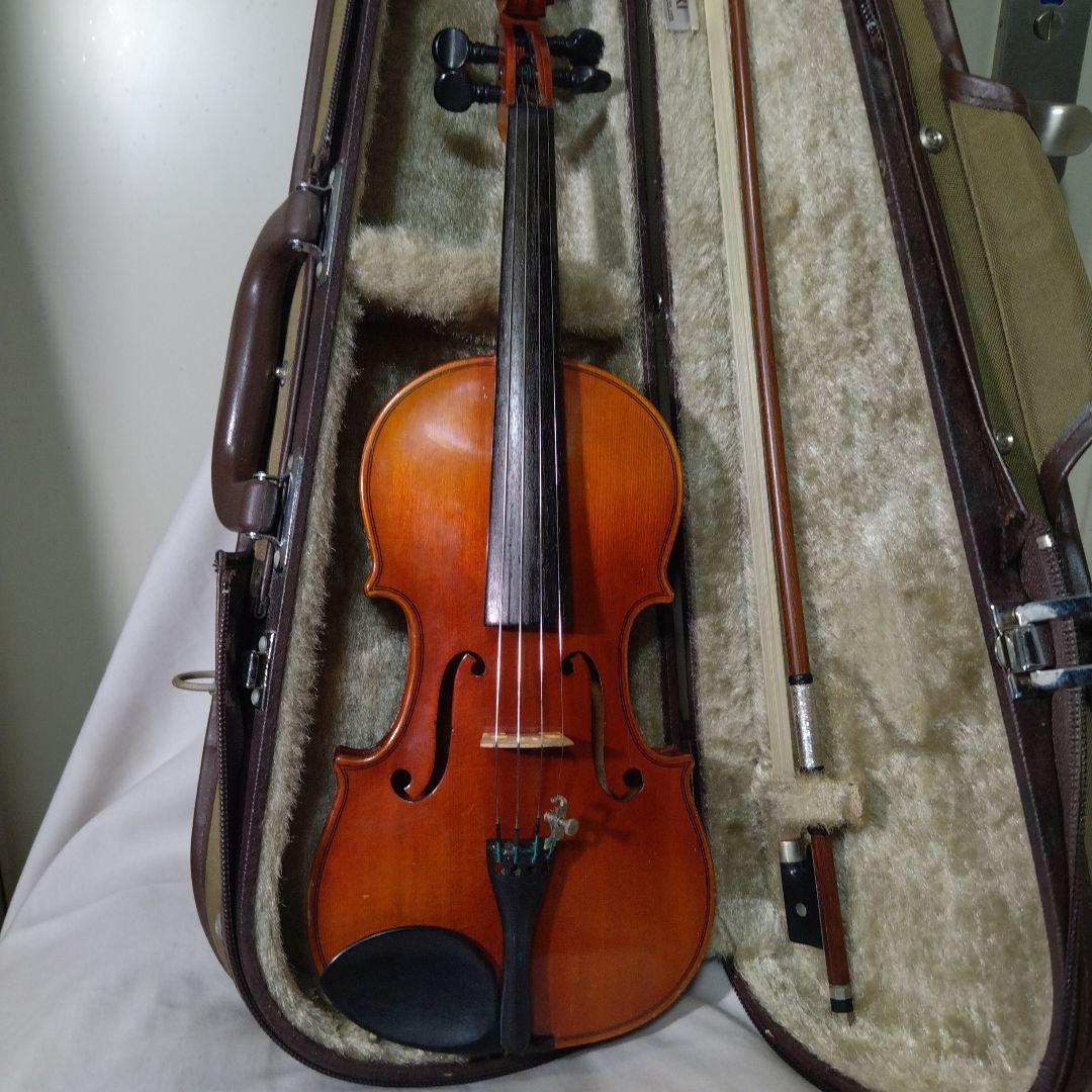 ♥5才前後の子供用スズキバイオリン1/8♥品番200弓ケ―スKUNの肩当て松脂付