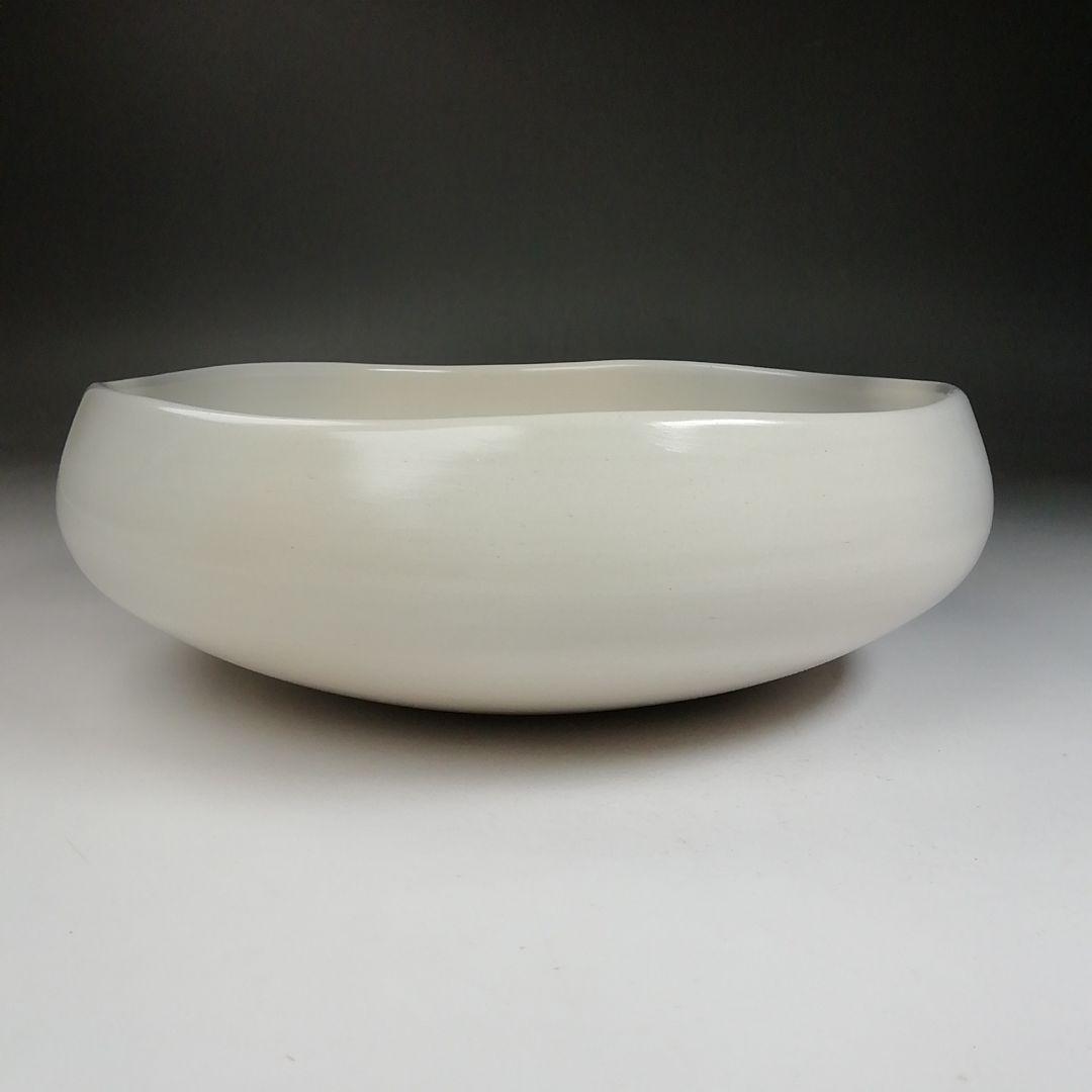 Ｔ７０６　灰器　『雲華焼』『桂窯　寄神崇白 造』　共箱　茶道具