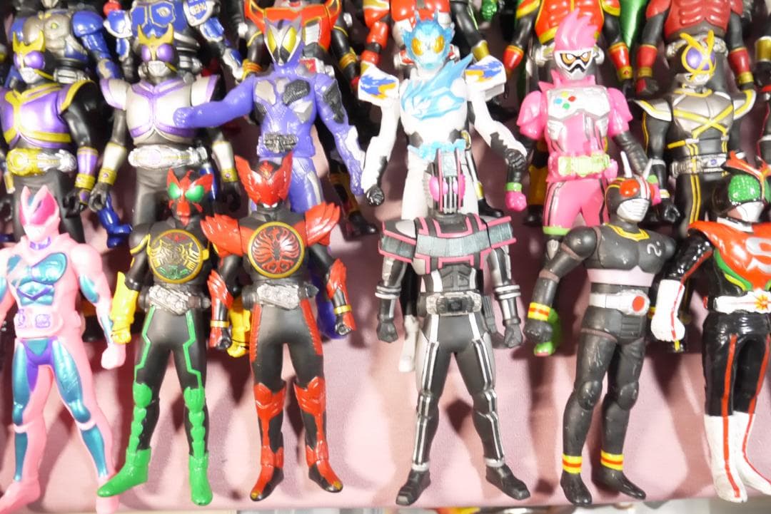 ライダーヒーローシリーズ　ビッグサイズソフビフィギュア　107体セット