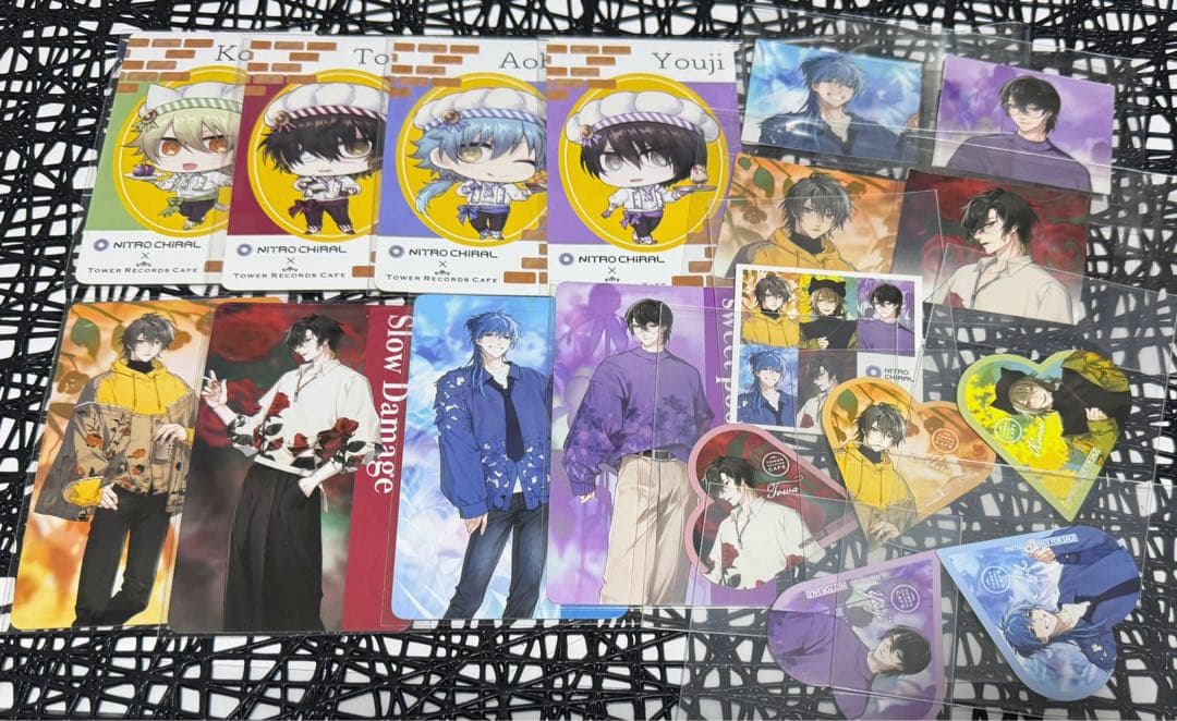 ニトロキラル タワレコカフェ 特典 カード アキラ トワ 蒼葉 蓉司 コノエ