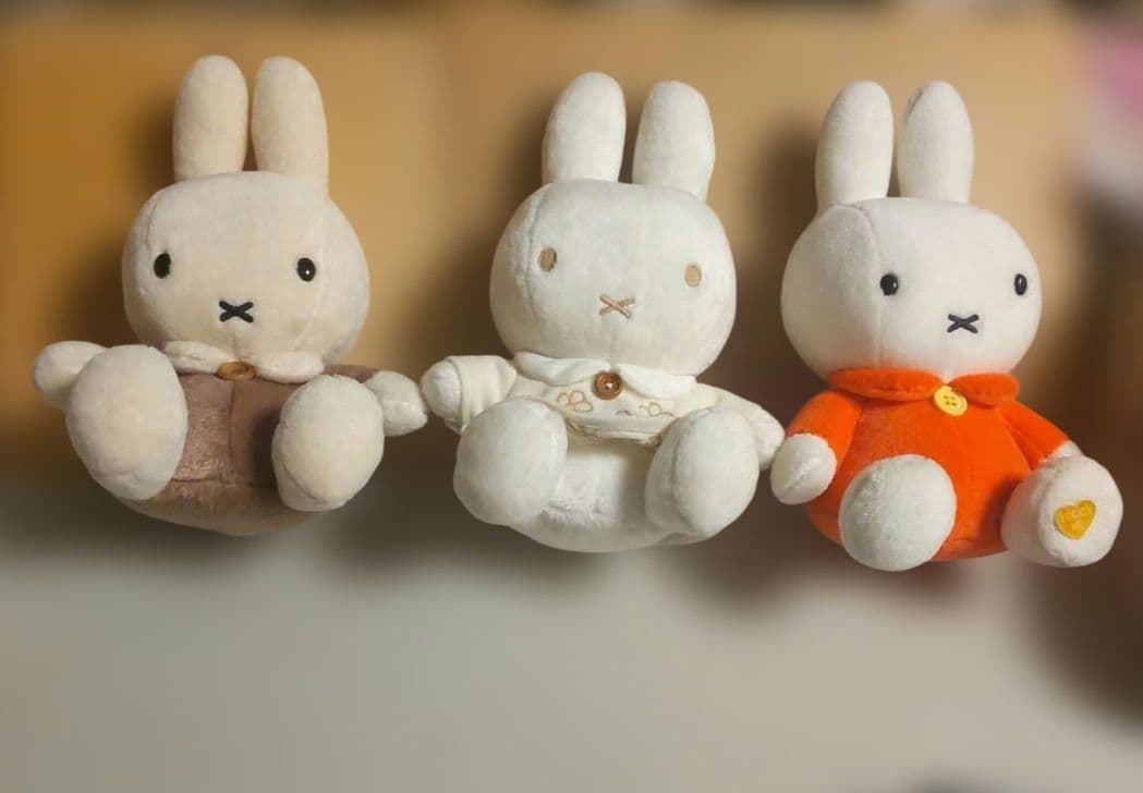 ミッフィー ぬいぐるみ レア セピア 3体セット セキグチ