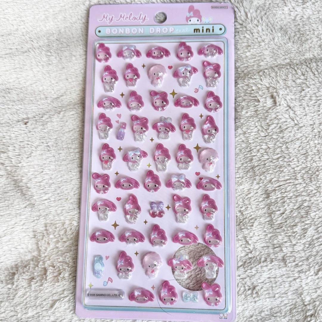 【正規品】　ボンボンドロップシール mini サンリオ　コンプリート　８枚セット