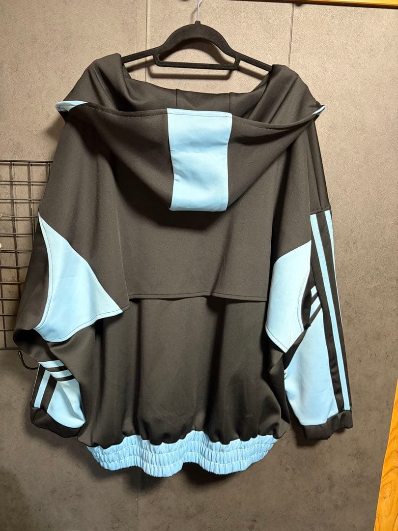 REFLEM レフレム　BIGライン切替パーカー　ブラック　ブルー　セットアップ