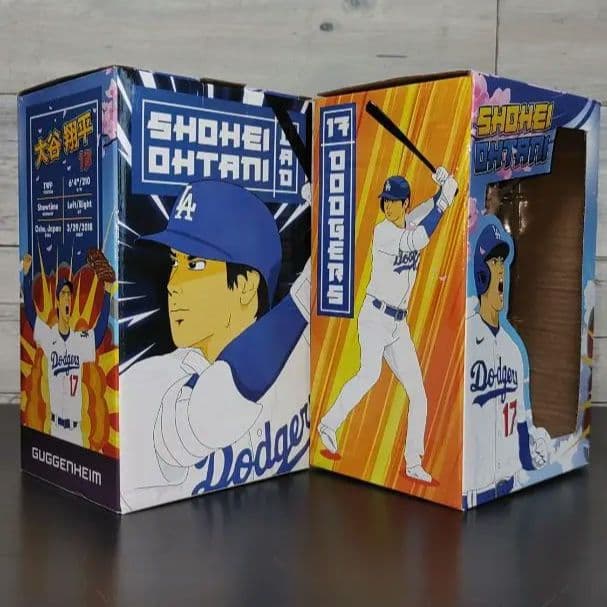 MLBボブルヘッド、大谷翔平、ドジャース1stSGA、2体セット