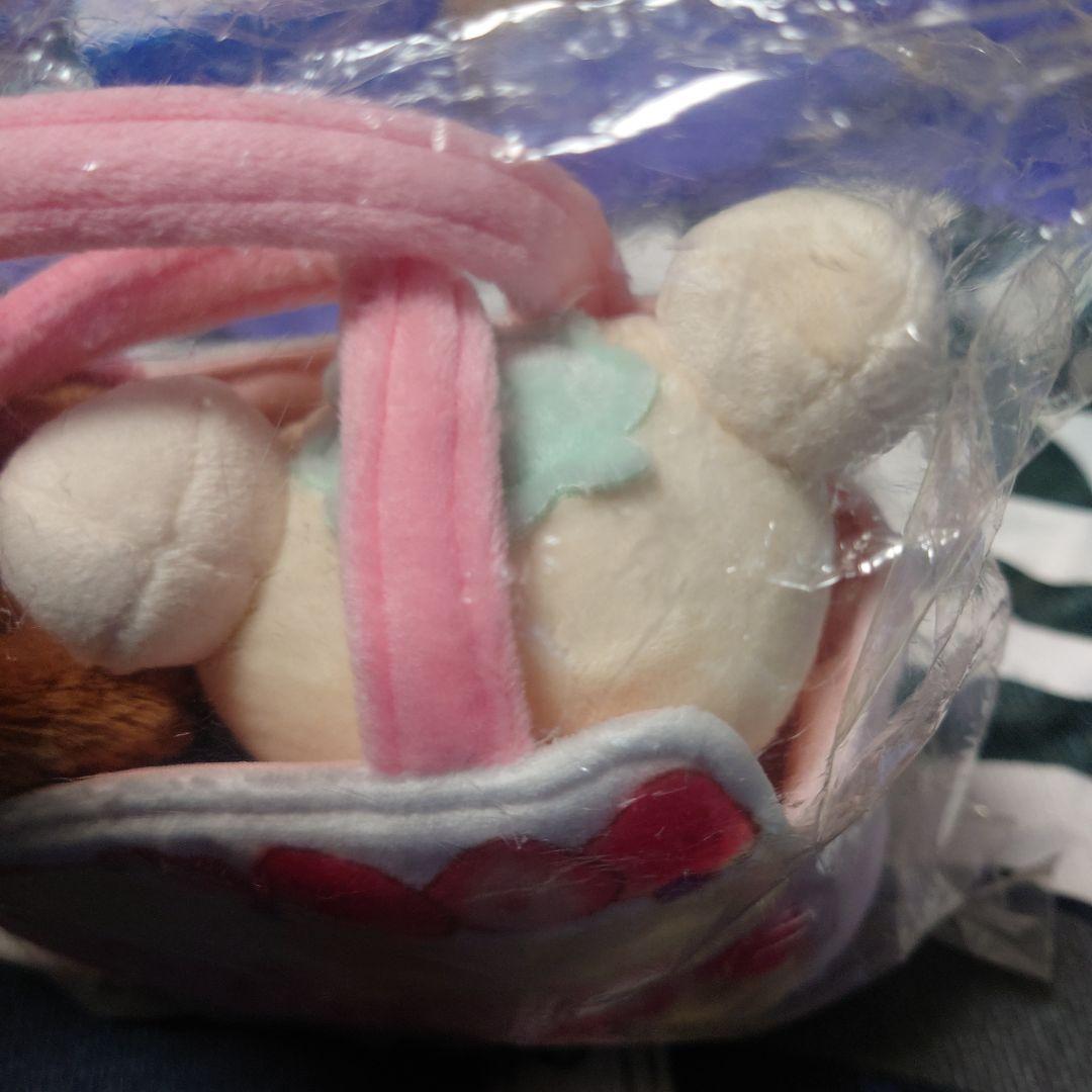 コリラックマ＆チャイロイコグマ つれてってぬいぐるみ ストロベリーパーティー