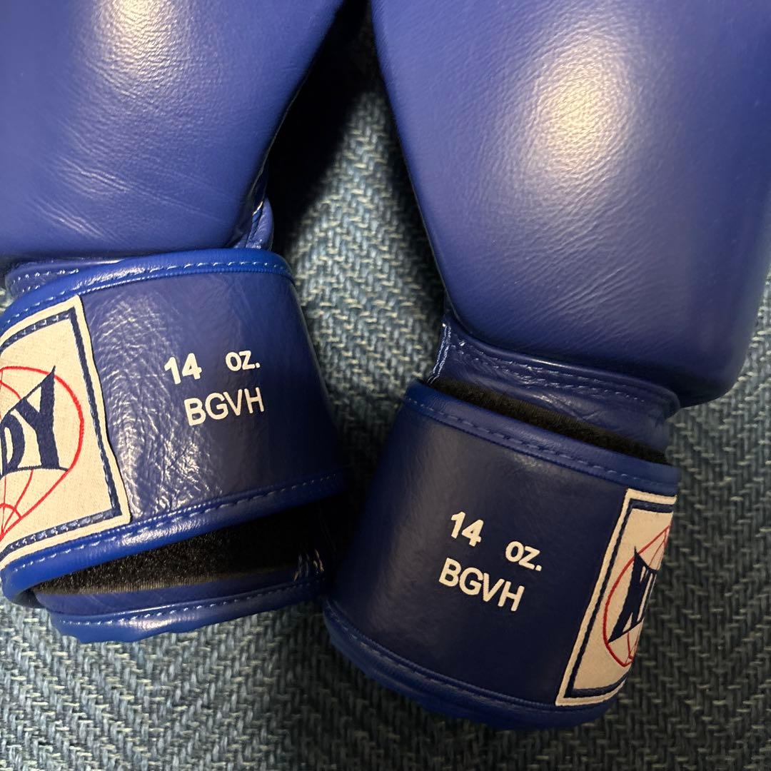 WINDY ボクシンググローブ 14 oz ブルー