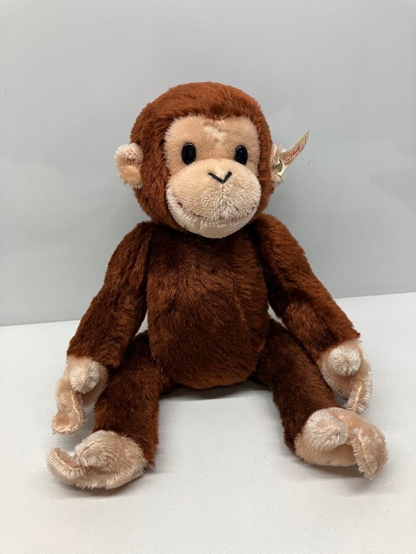 ヴィンテージ　1998 シュタイフ製 サル モンキー ぬいぐるみ 番号00488