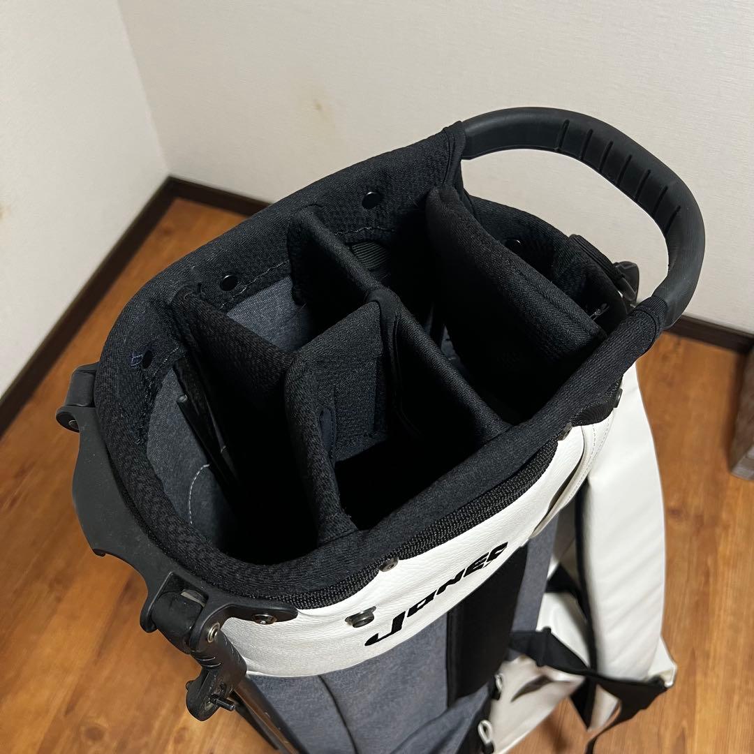 JONES キャディバッグ ホワイト/グレー