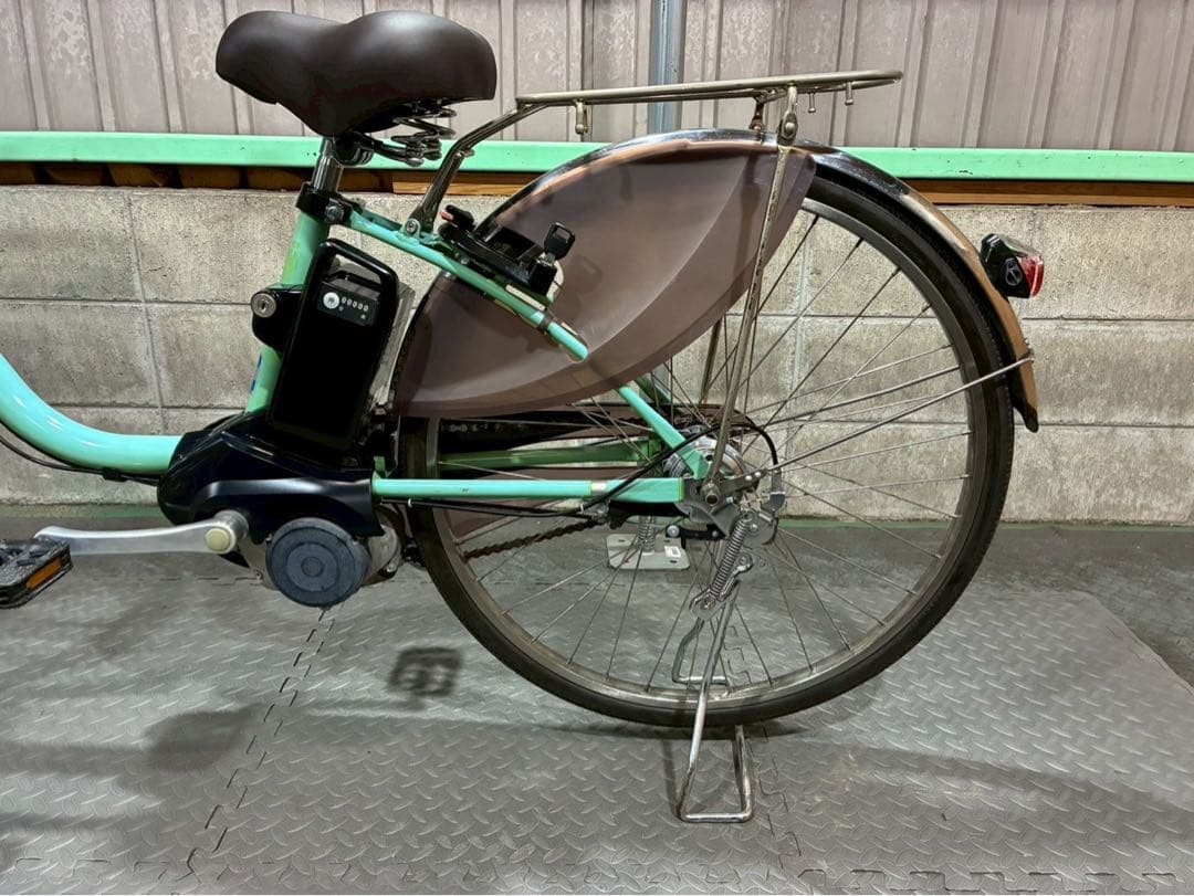 №8500電動自転車 パナソニック ビビDX 26インチ バッテリー大容量！