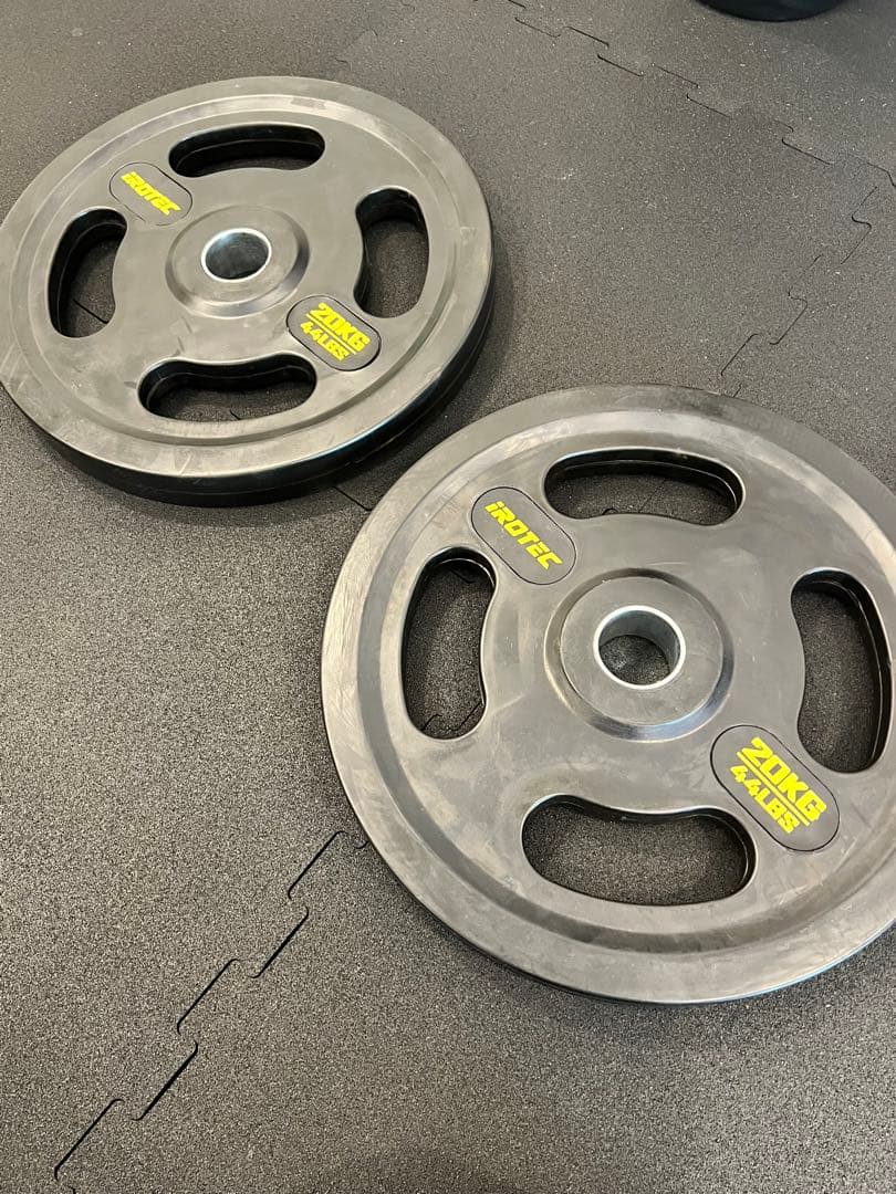 iROTEC 20kg ダンベルプレート2枚