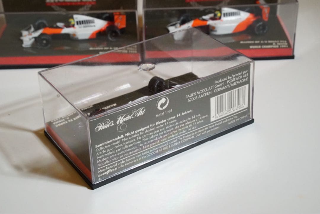 McLaren MP4 Ayrton Senna ミニカー 3台セット