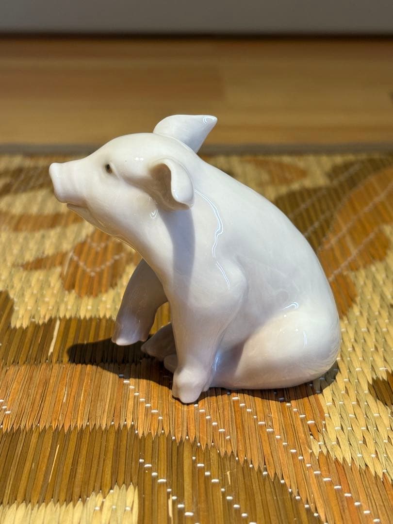 【LLADRO】幸運のブタ　絶版品　専用箱付き