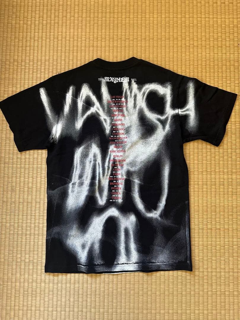 レディー・ガガ The Mayhem Ball 公式ツアーTシャツ Sサイズ 黒