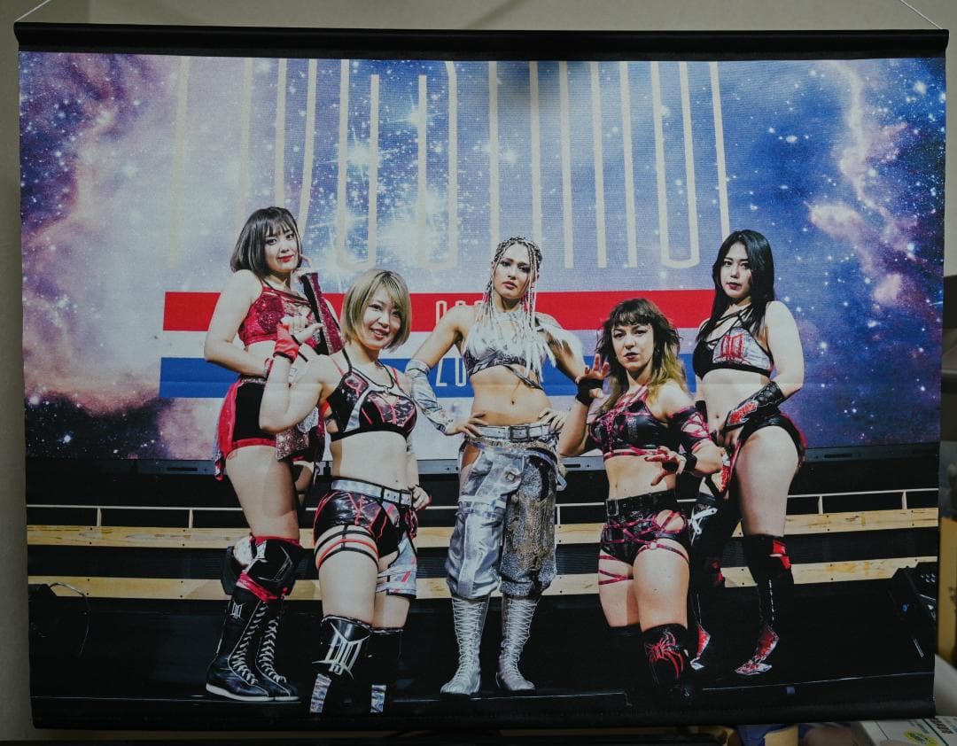 新品同様 スターダム DDM ミニタペストリー ひめか 桜井まい ジュリア