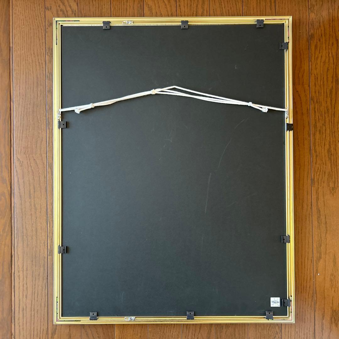 絵画　アクリル画　原画　少女　おおた慶文　「白さざんか」