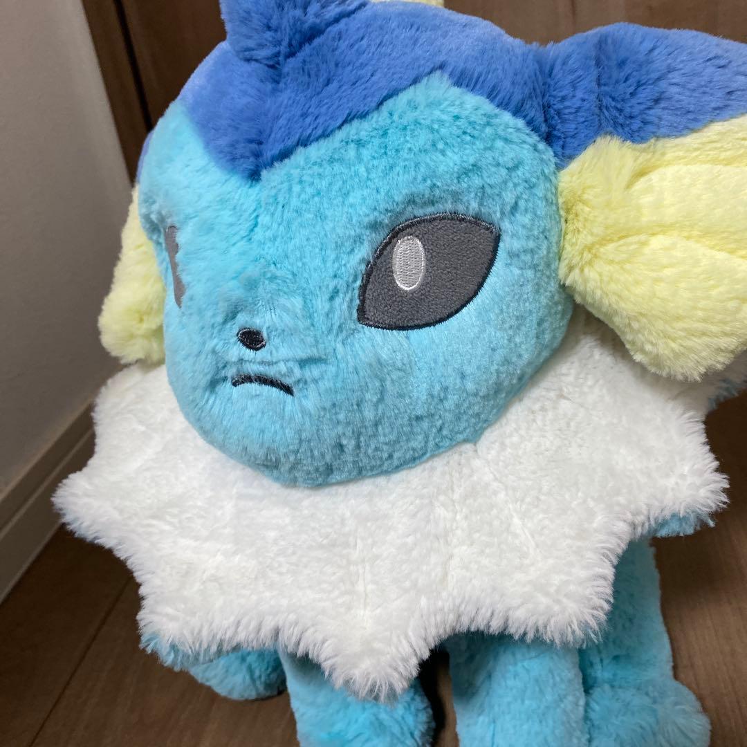 ポケモンセンターオリジナル　シャワーズ　ふわふわ抱きぬいぐるみ