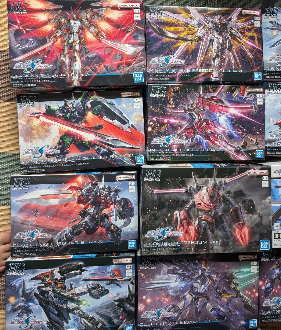 機動戦士ガンダムSEED FREEDOM HG新品未組立16体ガンプラまとめ売り