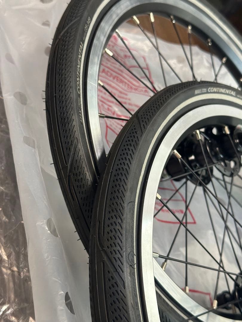 ア*マ様 BROMPTON P/T-LINE 完組ホイール 2本セット4スピード