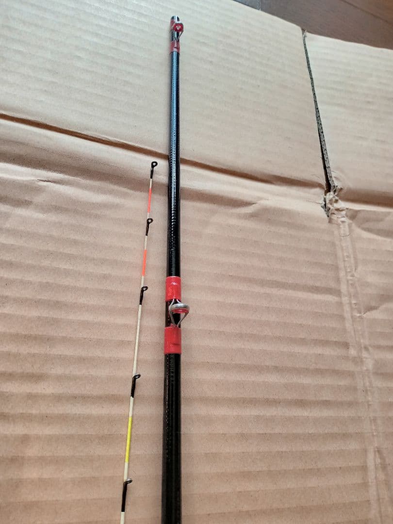 チヌ竿　筏竿　かぶせ釣り　ハンドメイド　布袋竹